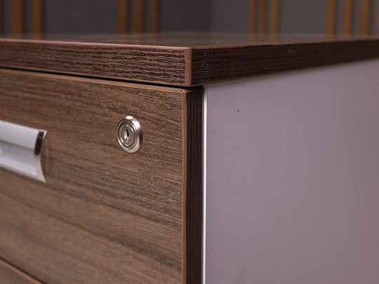 Тумба подкатная ДСП Ясень шимо Россия