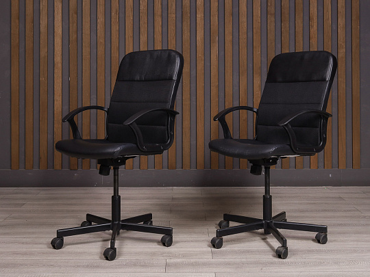 Офисное кресло IKEA Искусственная кожа Чёрный Россия