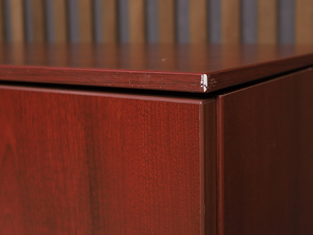 Тумба под оргтехнику Bene ДСП Вишня Италия (243581-11085)