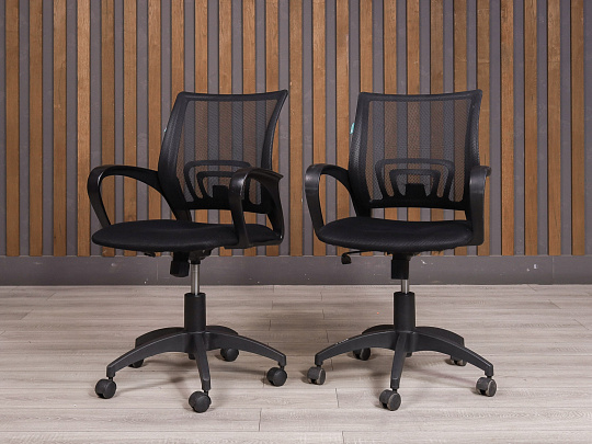 Офисное кресло Бюрократ Ткань Чёрный Россия