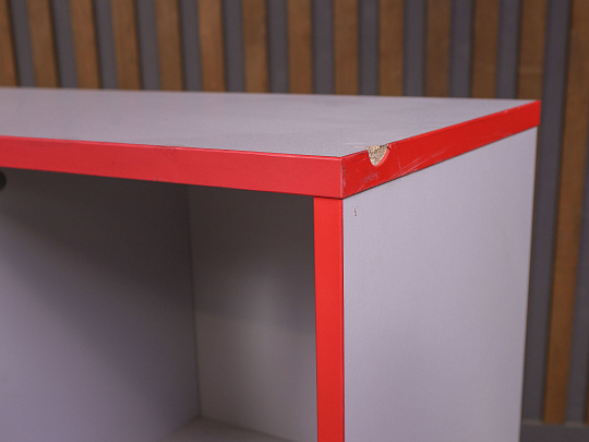 Шкаф-стеллаж для документов ДСП Серый Россия