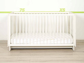 Детская кроватка IKEA ДСП Белый Россия