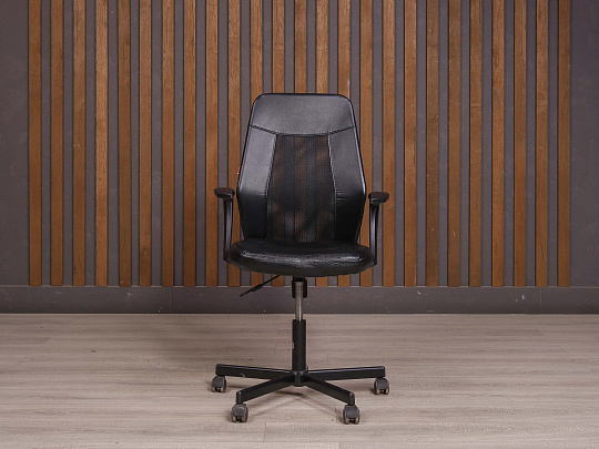 Офисное кресло Искусственная кожа Чёрный Россия
