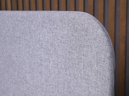 Настольный экран Перегородка Ткань Серый Россия