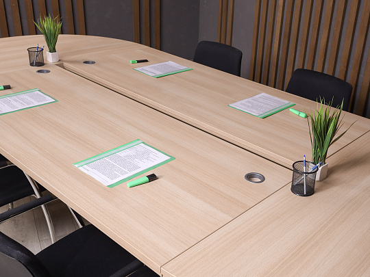 Стол для переговоров ДСП Ясень шимо Россия