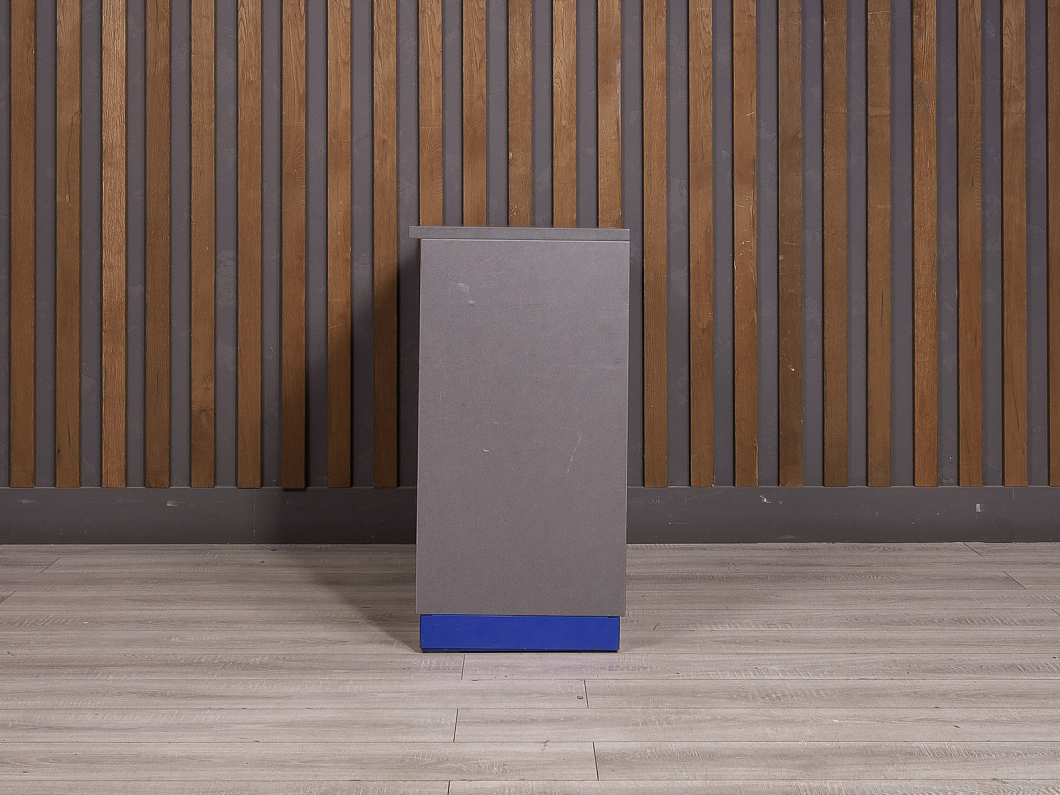 Тумба под оргтехнику ДСП Серый Россия (243641-20045)