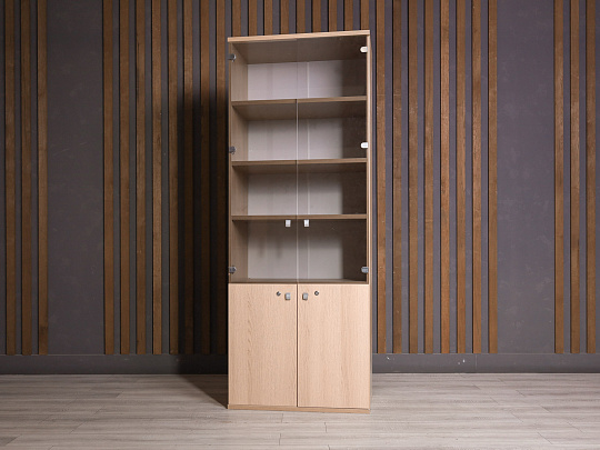 Шкаф для документов ДСП Ясень шимо Россия