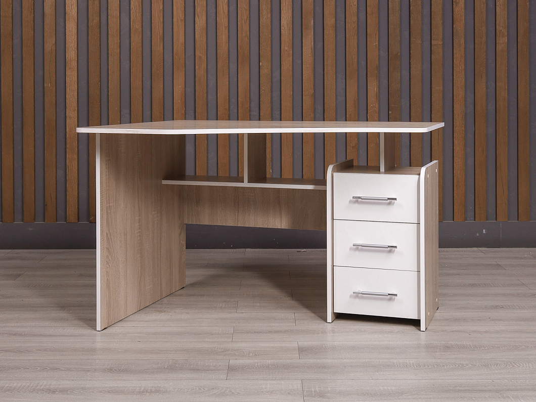 Стол с тумбой ДСП Ясень шимо Россия (2174-29125)