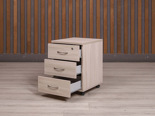 Тумба подкатная ДСП Ясень шимо Россия