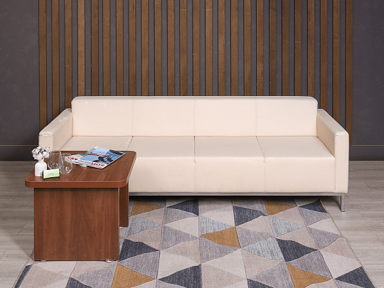 Диван ДЭФО Искусственная кожа Белый Россия