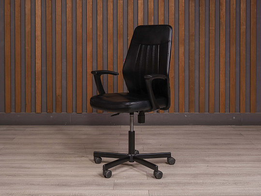 Офисное кресло Easy Chair Искусственная кожа Чёрный Россия