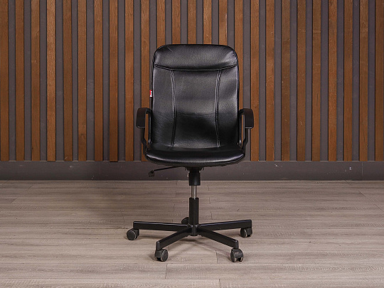 Офисное кресло Easy Chair Искусственная кожа Чёрный Россия