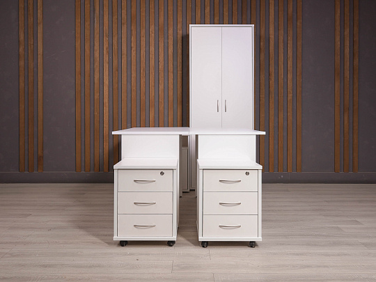 Комплект офисной мебели ДСП Белый Россия