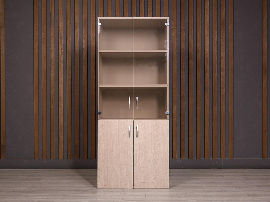 Шкаф для документов ДСП Ясень шимо Россия