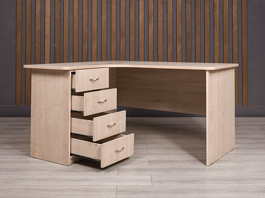 Стол с тумбой ДСП Дуб Россия