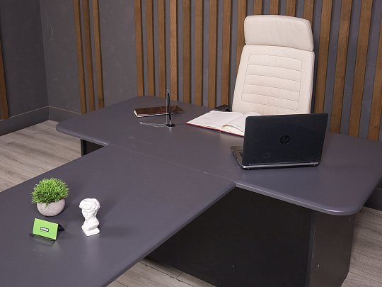 Стол руководителя ДСП Серый Россия