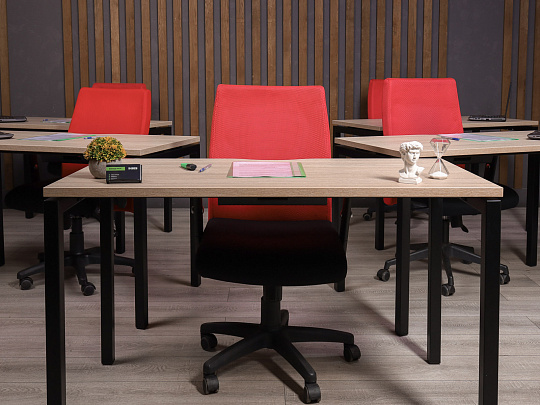 Стол прямоугольный Narbutas NOVA U ДСП Ясень шимо Литва