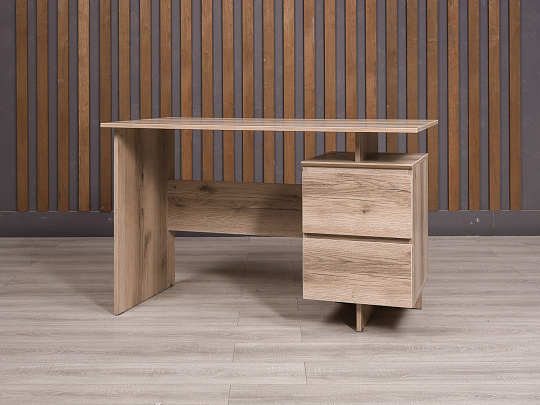 Стол с тумбой ДСП Ясень шимо Россия