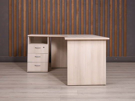 Стол с тумбой ДСП Дуб Россия