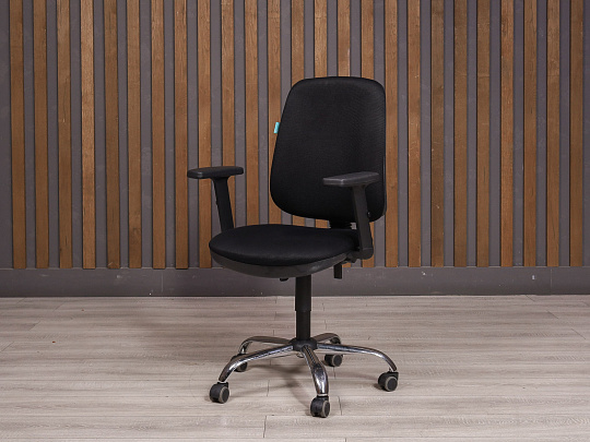 Офисное кресло Бюрократ Ткань Чёрный Россия