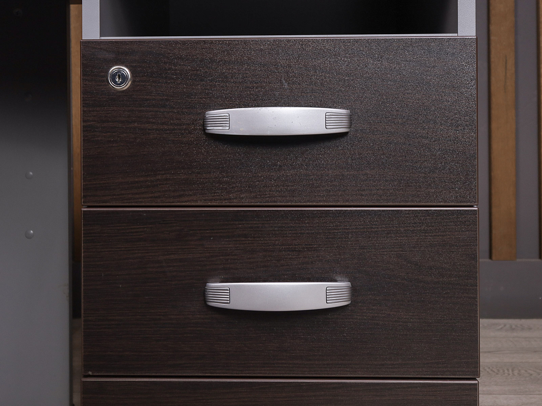 Стол с тумбой Berlin ДСП Венге Россия (21542-14105)