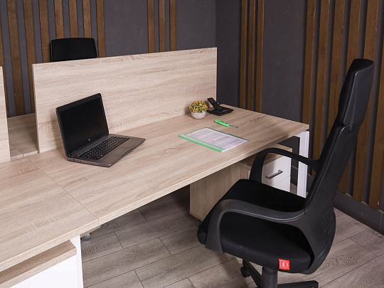 Бенч система на 6 рабочих мест ДСП Ясень шимо Россия