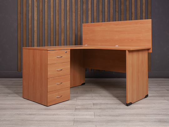 Стол с тумбой ДСП Ольха Россия