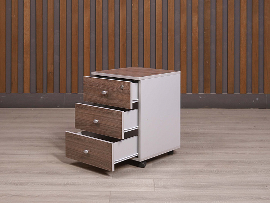 Тумба подкатная ДСП Ясень шимо Россия