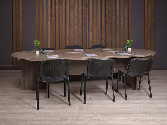 Стол для переговоров ДСП Ясень шимо Россия