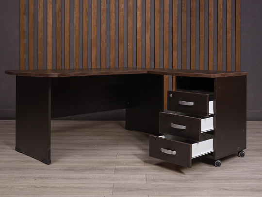 Стол с тумбой Berlin ДСП Венге Россия