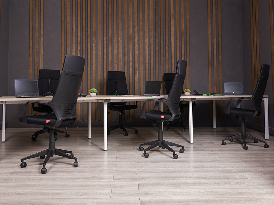 Бенч система на 6 рабочих мест ДСП Ясень шимо Россия