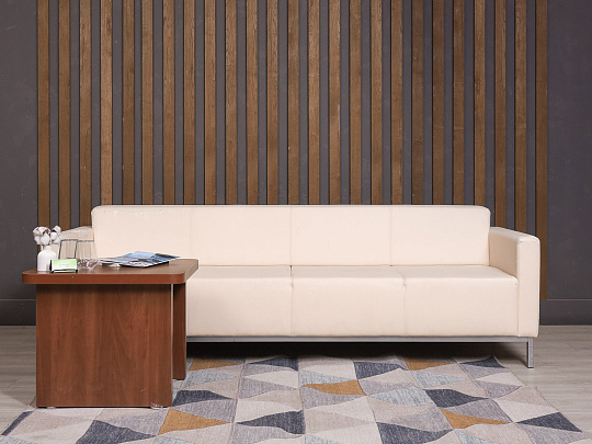 Диван ДЭФО Искусственная кожа Белый Россия