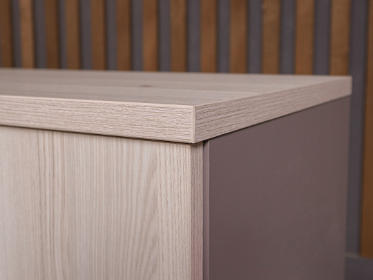 Тумба под оргтехнику ДСП Ясень шимо Россия