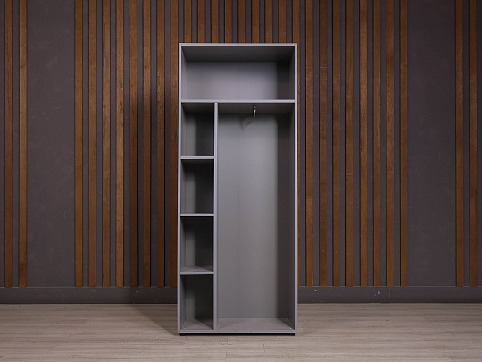 Шкаф-стеллаж для документов ДСП Серый Россия