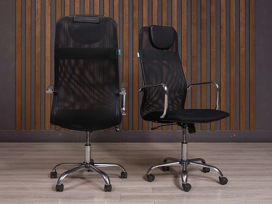 Офисное кресло Бюрократ Ткань Чёрный Россия