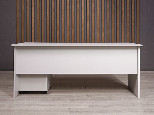 Стол с тумбой ДСП Серый Россия