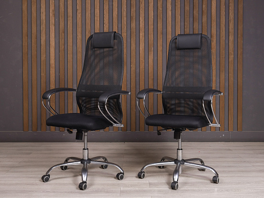 Офисное кресло Metta Ткань Чёрный Россия