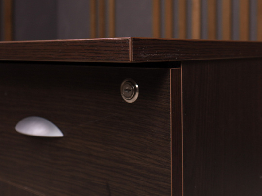 Тумба приставная ДСП Венге Россия