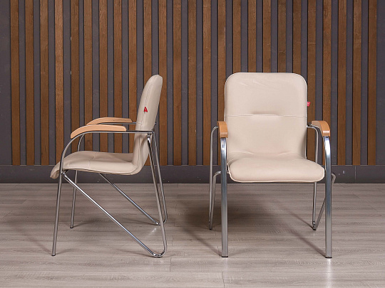 Конференц-кресло Samba Искусственная кожа Бежевый Россия