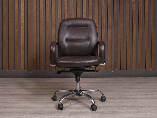 Кресло руководителя UNITAL Кожа Коричневый Россия