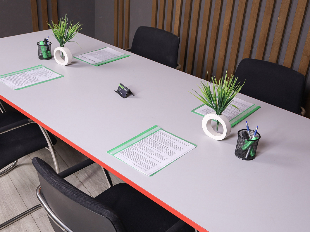 Стол для переговоров ДСП Серый Россия (12641-20045)