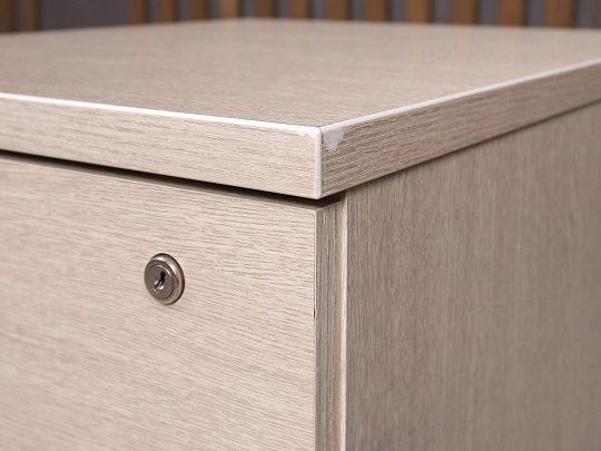 Тумба приставная ДСП Ясень шимо Россия