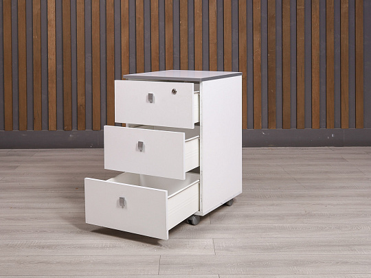 Тумба подкатная ДСП Белый Россия