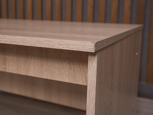 Стол эргономичный ДСП Ясень шимо Россия