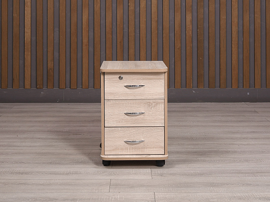 Тумба подкатная ДСП Ясень шимо Россия