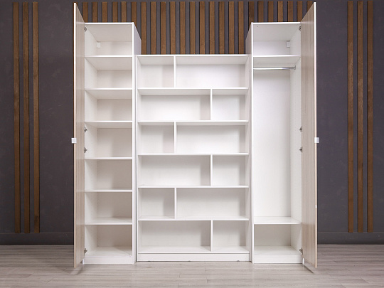 Шкаф для одежды ДСП Ясень шимо Россия