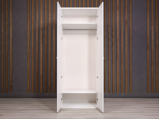 Шкаф для одежды ДСП Белый Россия