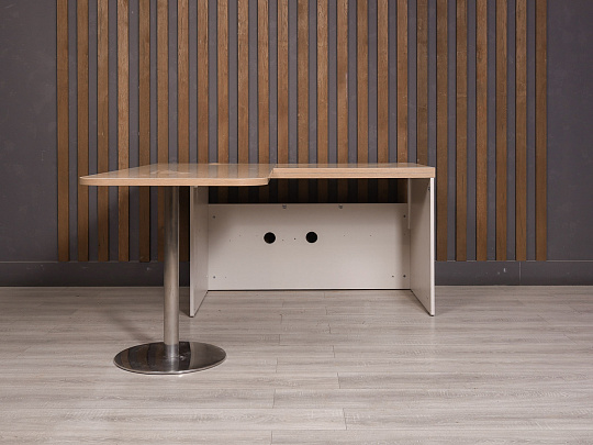 Стол угловой ДСП Ясень шимо Россия