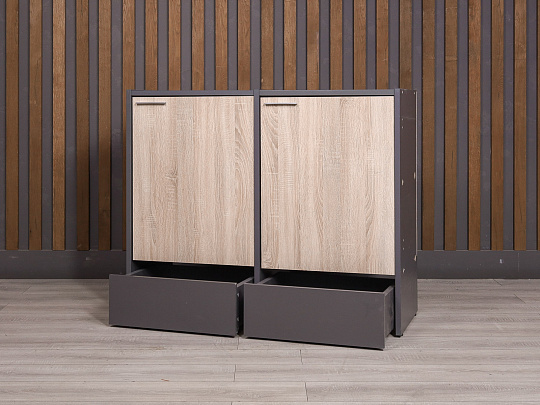 Тумба под оргтехнику ДСП Ясень шимо Россия